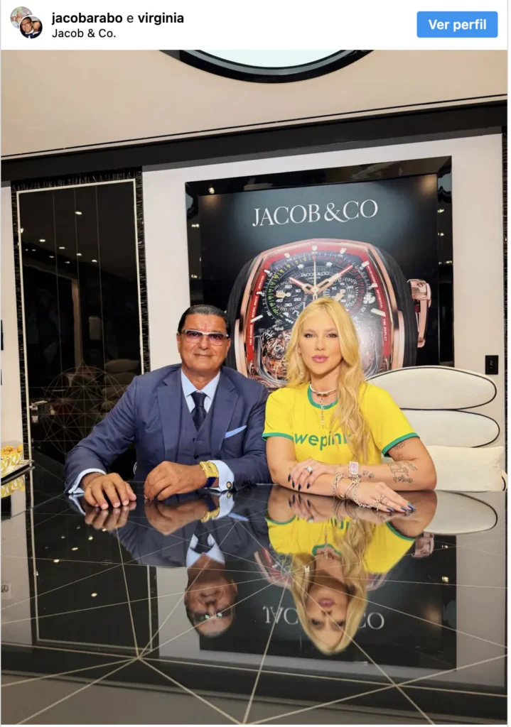 Virginia Fonseca é anunciada como nova embaixadora de marca internacional de relógios de luxo