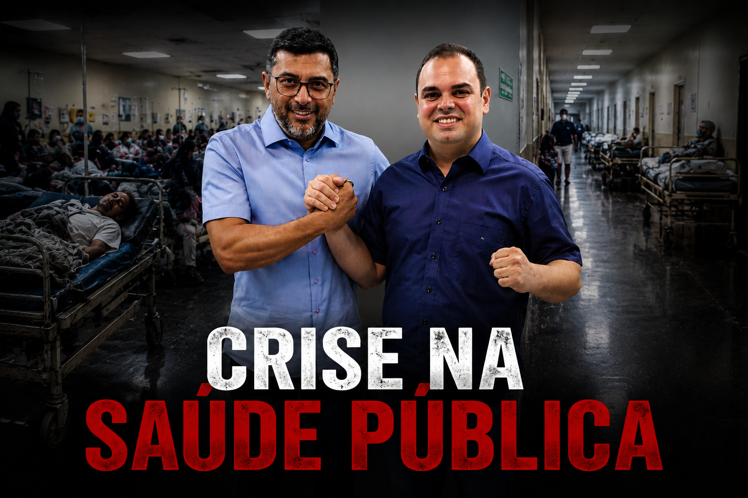Crise na saúde pública do Amazonas intensifica críticas à gestão de Wilson Lima e Roberto Cidade