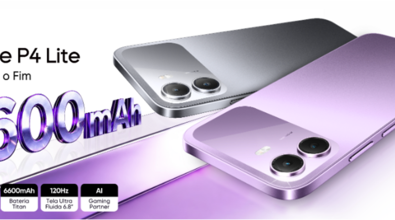 P4 Lite da realme chega ao Brasil com bateria de 6.600 mAh