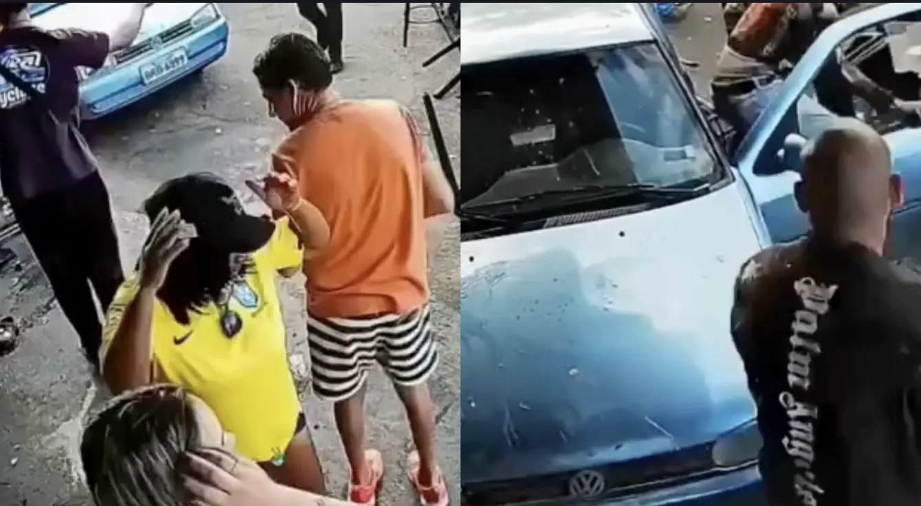 Adolescente perde controle de carro e atropela grupo que assistia ao jogo do Brasil em Minas Gerais