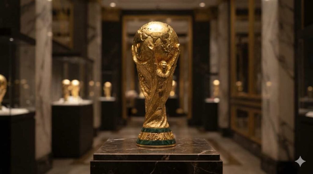 A taça da Copa do Mundo da FIFA é feita de ouro?