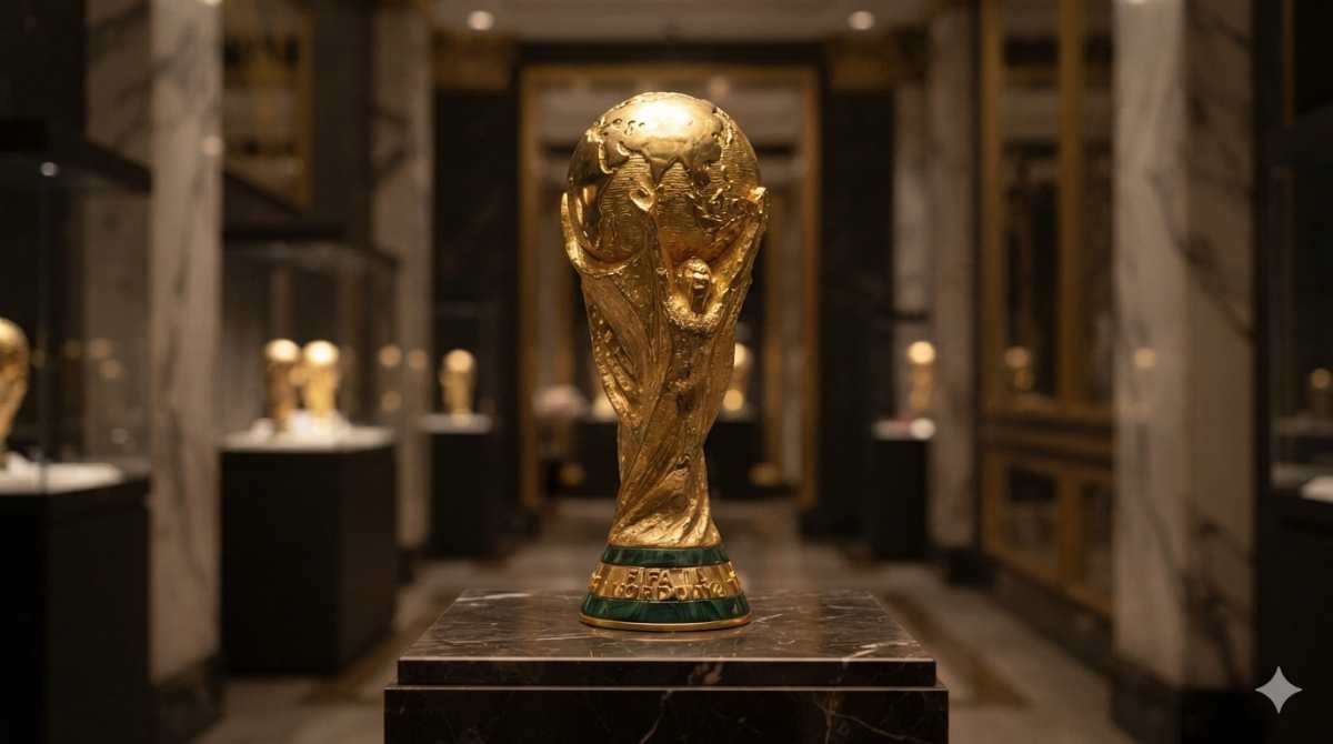 A taça da Copa do Mundo da FIFA é feita de ouro?