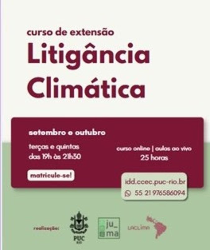 PUC-Rio e LACLIMA lançam curso inédito sobre o clima