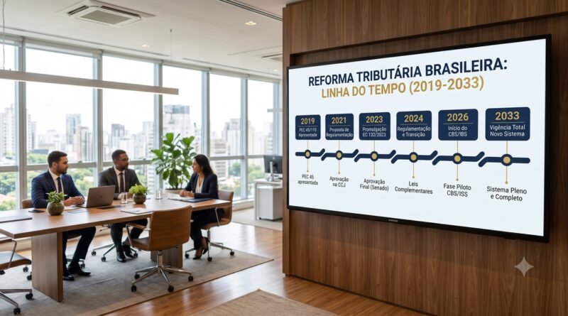 Reforma tributária orienta empresas com linha do tempo