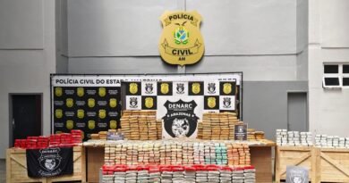 Homem é preso com 700 kg de skunk avaliados em R$ 14 milhões em Manaus