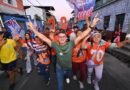 David Almeida realiza caminhada na Compensa e destaca ações de sua gestão em Manaus