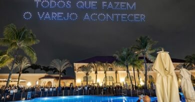 Show de drones da GIC homenageia Varejo e ABRAS
