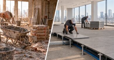 Piso elevado avança com a construção sustentável