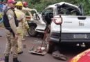 Motorista morre após colisão entre Fiat Strada e carreta na PR-317, no Paraná