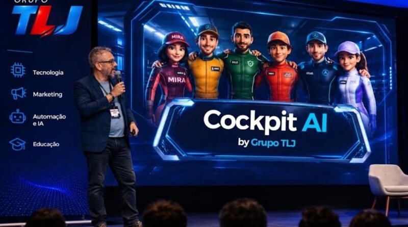 Grupo TLJ lança Cockpit AI, equipe de agentes de IA no CRM