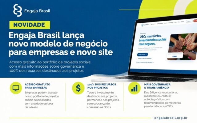 Engaja Brasil abre acesso gratuito para investimento social