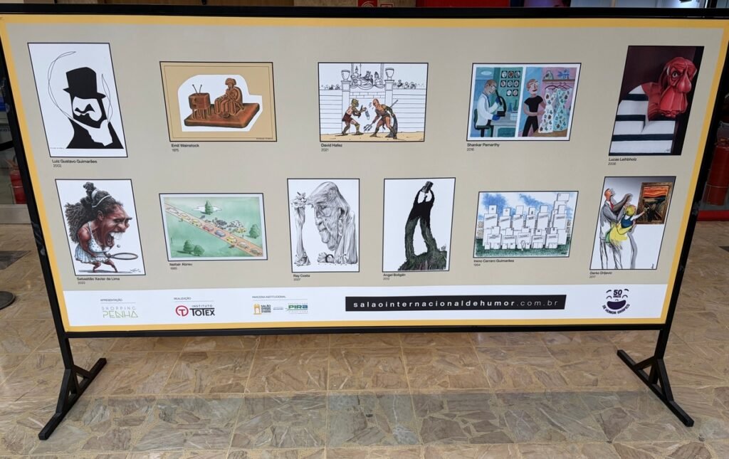 Mostra “50 Anos de Humor Gráfico” termina em 18 de outubro