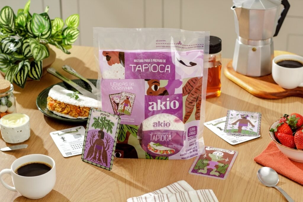 Akio leva tapioca e folclore às famílias