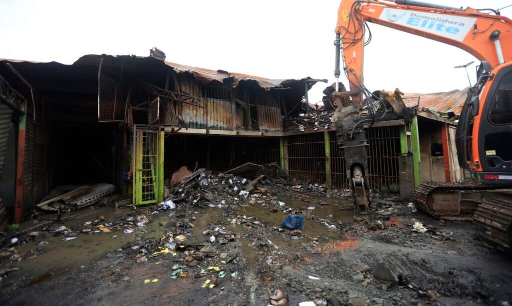 São Paulo (SP), 07/10/2026 - Obras no CEAGESP após incêndio. Foto: Paulo Pinto/Agencia Brasil