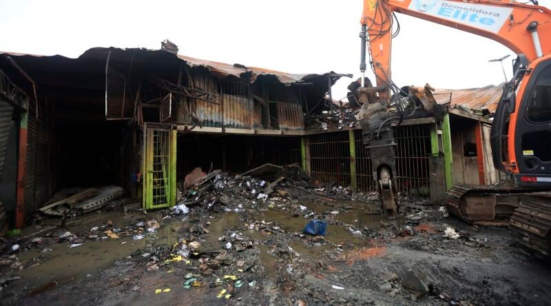 São Paulo (SP), 07/10/2026 - Obras no CEAGESP após incêndio. Foto: Paulo Pinto/Agencia Brasil