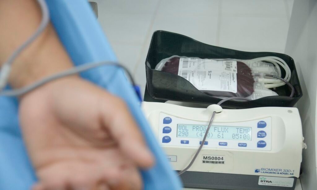 Campanha de doação de sangue no Instituto Estadual de Hematologia do Rio de Janeiro - Hemorio