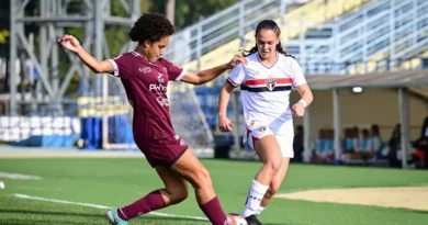 Jogo de futebol entre São Paulo e Ferroviária, disputando a final de 2025. Ferroviária e São Paulo fazem o primeiro jogo neste domingo (11), às 11h, em Araraquara (SP). Foto: Rodrigo Corsi/FPF