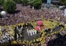 Pilgrims pray through the streets during the annual Cirio de Nazare procession, one of the country’s largest religious festivals honoring Our Lady of Nazareth in Belem, Para state, Brazil, October 11, 2026. REUTERS/Marx Vasconcelos