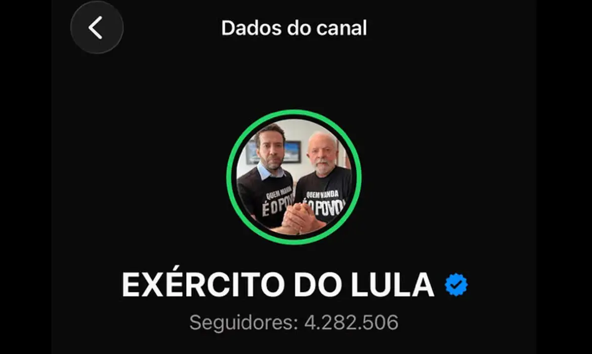 Campanha registra canal Exército do Lula na Justiça Eleitoral