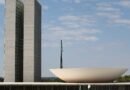 Palácio do Congresso Nacional na Esplanada dos Ministérios em Brasília