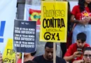 Rio de Janeiro (RJ), 01/05/2025 – Ato do Dia do Trabalhador pede o fim da escala 6x1 e melhores condições de trabalho e renda, na Cinelândia, no centro da capital fluminense. Foto: Tomaz Silva/Agência Brasil