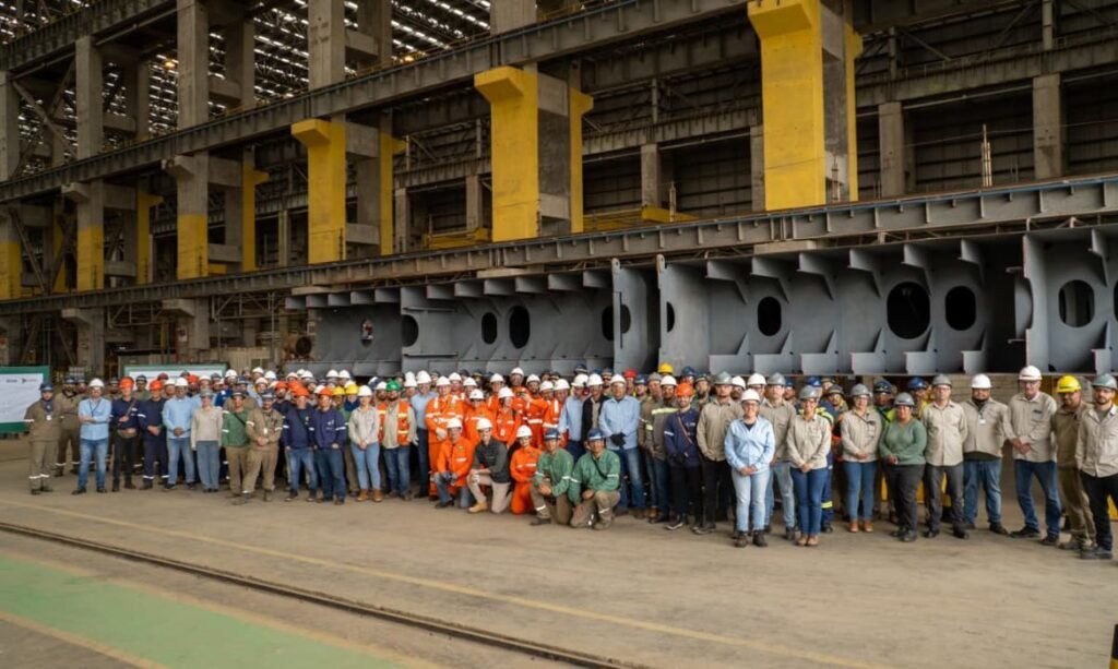 Rio de Janeiro (RJ), 15/10/2026 - Transpetro que iniciou a construção de navios que serão usados pela Petrobras. Foto: Transpetro/Divulgação
