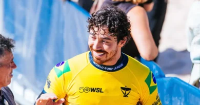 SUPERTUBOS, PENICHE, PORTUGAL - OCTOBER 16: WSL Champion Yago Dora of Brazil after surfing in Heat 5 of Round Two at the MEO Rip Curl Pro Portugal on October 16, 2026 at Supertubos, Peniche, Portugal. (Photo by Damien Poullenot/World Surf League)