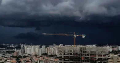 Chuva na cidade de São Paulo . Foto: Rafa Neddermeyer/Agência Brasil