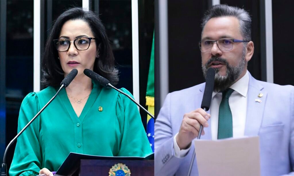 Brasília (DF), 04/10/2026 - Candidatos ao governo do Acre. Mailza Assis e Alan Rick. Foto: Arte/Agência Brasil