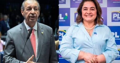 Brasília (DF), 04/10/2026 - Candidatos ao governo do Amazonas. Omar Aziz, Maria do Carmo Seffair. Foto: Arte/Agência Brasil