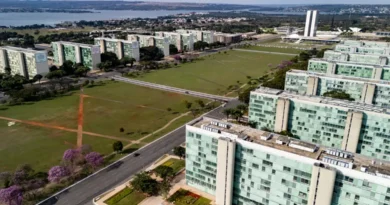 22/06/2026 - Brasília - A floração dos ipês-roxos transforma a paisagem de Brasília em um espetáculo de cores que dura apenas algumas semanas, mas deixa marcas na memória durante todo o ano. Considerada uma das árvores mais simbólicas do Cerrado brasileiro, o ipê anuncia a chegada da estação seca justamente quando perde suas folhas e exibe flores em tons vibrantes que contrastam com o céu azul da Esplanada dos Ministérios. Em meio às linhas retas, ao concreto aparente e aos tons cinza característicos da arquitetura modernista idealizada por Oscar Niemeyer, os ipês surgem como protagonistas da paisagem urbana. A explosão de flores roxas quebra a monotonia das formas e colore avenidas, parques e áreas residenciais, criando uma das cenas mais marcantes da capital federal. Breve e intensa, a floração dos ipês lembra que alguns dos mais belos espetáculos da natureza são também os mais passageiros. Foto: Rafa Neddermeyer/Agência Brasil