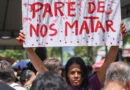 Brasília (DF), 07/12/2025 - O Levante Mulheres Vivas realiza ato na área central de Brasília para denunciar o feminicídio e todas as formas de violência contra mulheres. Foto: Marcelo Camargo/Agência Brasil