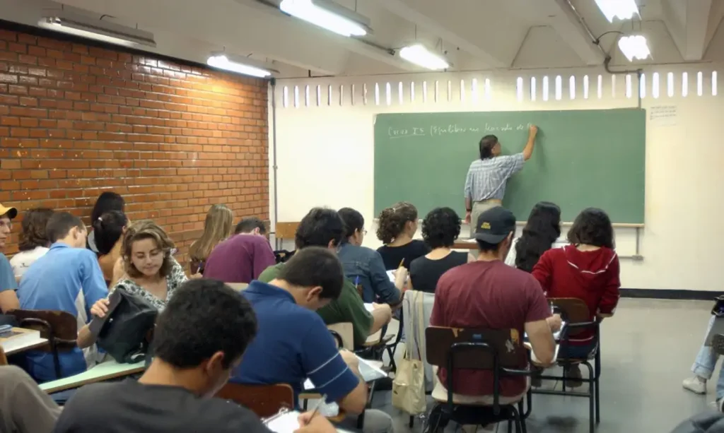 Sala de aula, cursinho