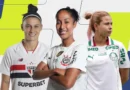 Finalistas à categoria zagueira do Prêmio TV Brasil Petrobras Para Elas - Bruna Calderan, Gi Fernandes, Fe Palermo - 2026