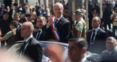Chile's President Jose Antonio Kast leaves following an ecumenical prayer at the Metropolitan Cathedral, in Santiago, Chile, March 12, 2026. REUTERS/Diego Reyes