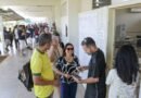 Brasília (DF), 04/10/2026 - Eleitores formam filas em locais de votação na manhã deste domingo, durante a abertura das seções eleitorais para o primeiro turno das Eleições 2026. Foto: Joédson Alves/Agência Brasil