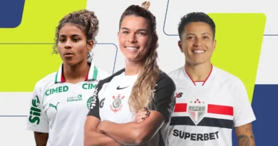 Raissa Bahia (Palmeiras),Tamires (Corinthians), e Bia Menezes (São Paulo) são finalistas na categoria lateral-esquerda ao Prêmio TV Brasil Petrobras Para Elas 2026