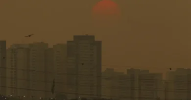 São Paulo (SP) 13/09/2024 Poluiçao e qualidade do ar ruim na cidade de |São Paulo, vista desde o Rio Tietê. Foto: Paulo Pinto/Agencia Brasil