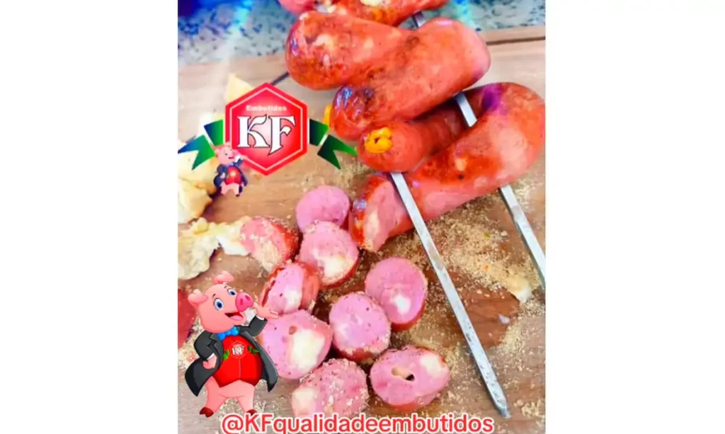 Anvisa suspende venda de linguiça suína defumada após detecção de bactéria . Foto: kfqualidadeembutidos/ Instagram