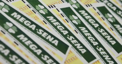 Bilhetes de aposta da mega-sena