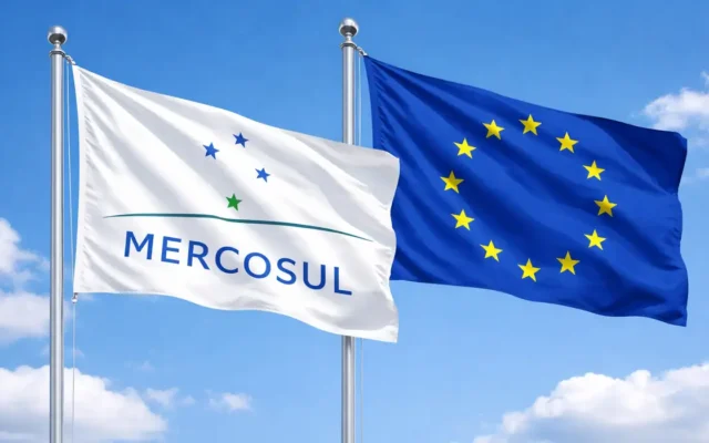 09/01/2026 - Embaixadores da UE aprovam provisoriamente acordo com Mercosul. Foto: União Europeia/Mercosul