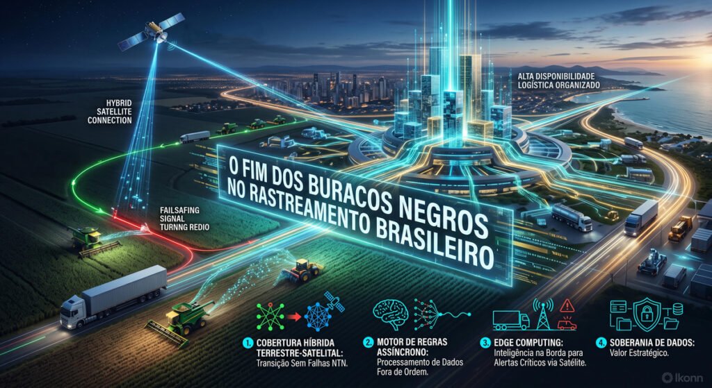 Satélite redesenha rastreamento em 80% do Brasil