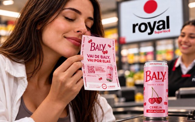 Regispel lança marketing sensorial de cereja no Royal